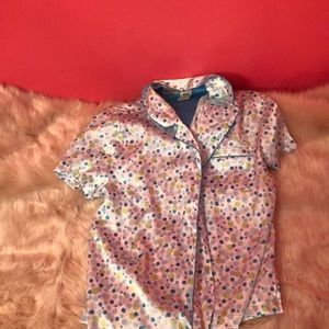 Women’s silk pajama top